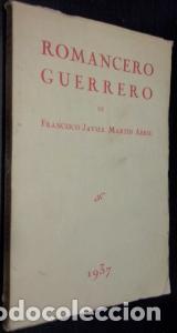 B&uuml;cher: Romancero guerrero - MART&Iacute;N ABRIL, Francisco Javier: