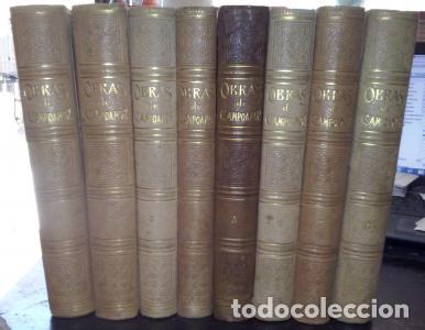 Libros: Obras completas de .... 8 tomos - CAMPOAMOR, Ram&oacute;n de: - Foto 1