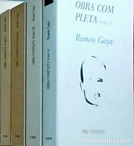 Libri di seconda mano: Obra completa. Correspondencia de Ram&oacute;n Gaya a Juan Guerrero Ruiz (1927-1953). 4 TOMOS - GAYA, Ram&oacute;n