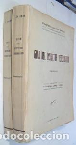 Libros: Gu&iacute;a del inspector veterinario. Fasc&iacute;culos I y II - GALINDO GARC&Iacute;A, Francisco: