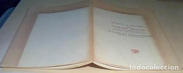 Livros em segunda m&atilde;o: T&eacute;cnica e historia del grabado original. Curso de cinco conferencias dictado en la Real Academia de