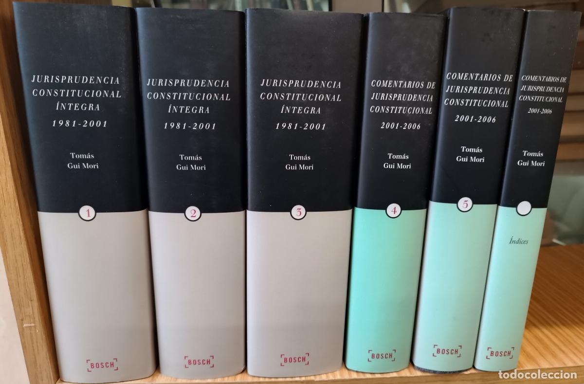 books: Jurisprudencia constitucional &iacute;ntegra. 1981-2001 + Comentarios de jurisprudencia constitucional. 200