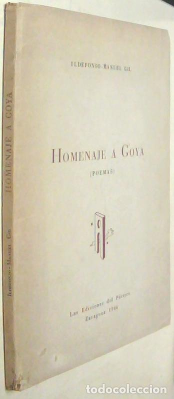 Libros: Homenaje a Goya (Poemas) - GIL, Ildefonso Manuel: - Foto 1