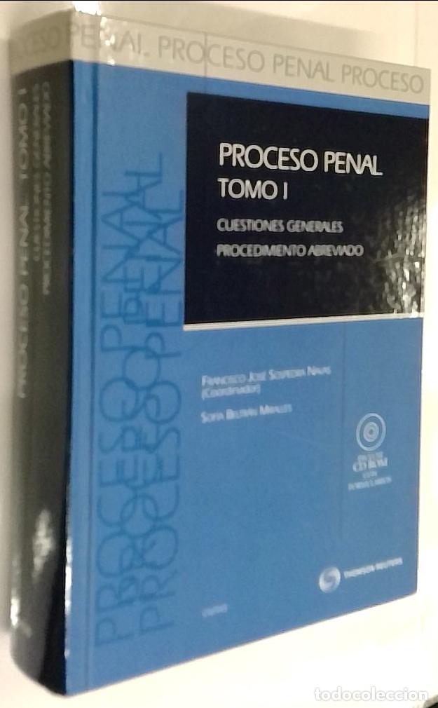books: Proceso penal. Tomo I: Cuestiones generales. Procedimiento abreviado + CD Formularios - SOSPEDRA NAV