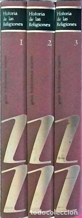 books: Historia de las religiones. 3 TOMOS - MARIN CORREA, Manuel - AA.VV.: