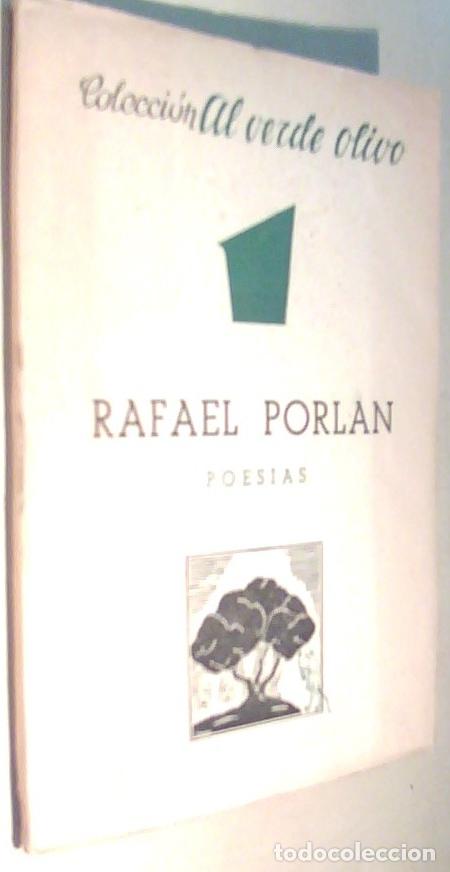 B&uuml;cher: Poesias. Colecci&oacute;n Al verde olivo - PORLAN, Rafael: