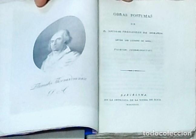 B&uuml;cher: Obras p&oacute;stumas de .... Entre los arcades de Roma: Flumisbo Thermodonciaco - FERNANDEZ DE MORATIN, Ni