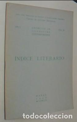 B&uuml;cher: Archivos de literatura contempor&aacute;nea indice literario. A&ntilde;o V. N&ordm; 38. Marzo 1936. Introducci&oacute;n: Larra