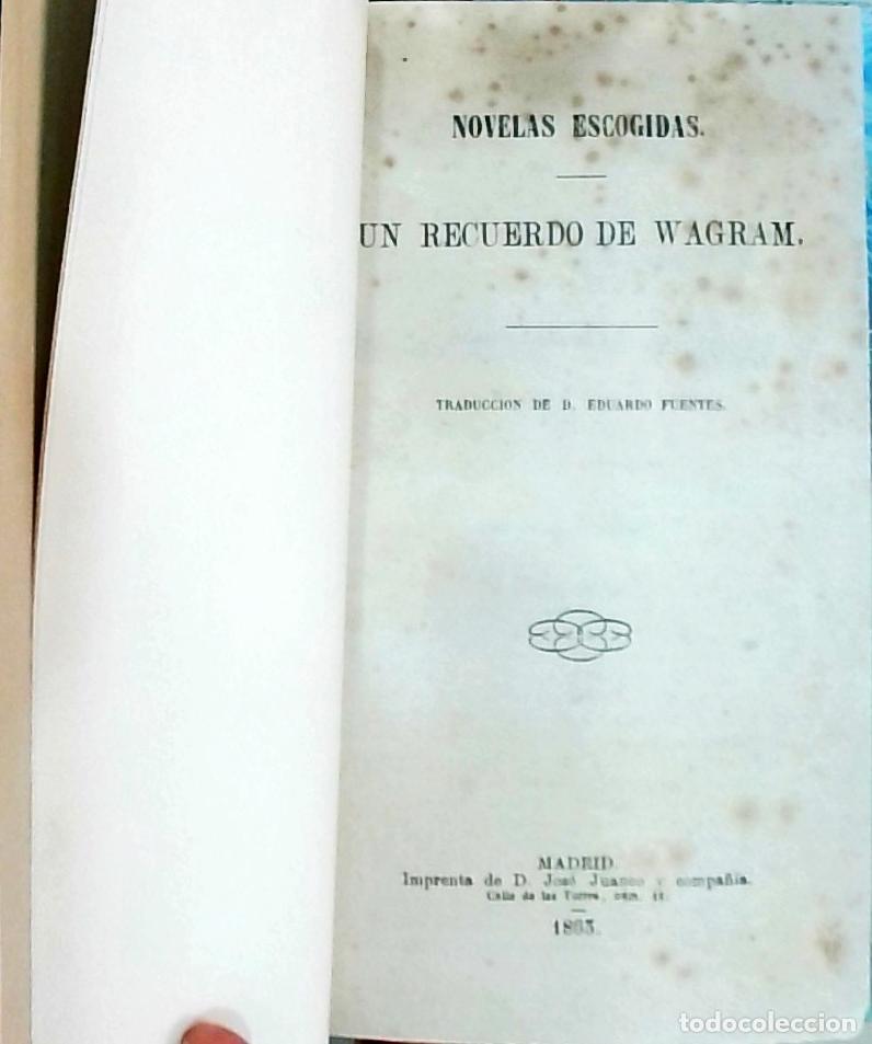 Libri di seconda mano: Novelas escogidas . Un recuerdo de Wagram. Tuerto y cojo. El capit&aacute;n Edward - Autores Varios: