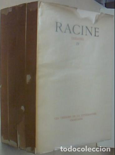 Libri di seconda mano: Theatre. 4 TOMES - RACINE, Jean: