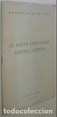 Livres: El poeta sevillano Rafael Laff&oacute;n - GARCIA VI&Ntilde;O, Manuel: