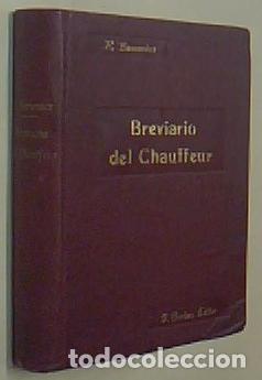 Libri di seconda mano: Breviario del chauffeur. 2&ordf; edici&oacute;n corregida y aumentada - BOMMIER, R.: