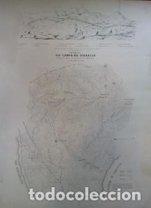Libros: Croquis del Campo del Serrallo ocupado por el ej&eacute;rcito de Africa en Noviembre de 1859. Litograf&iacute;a de