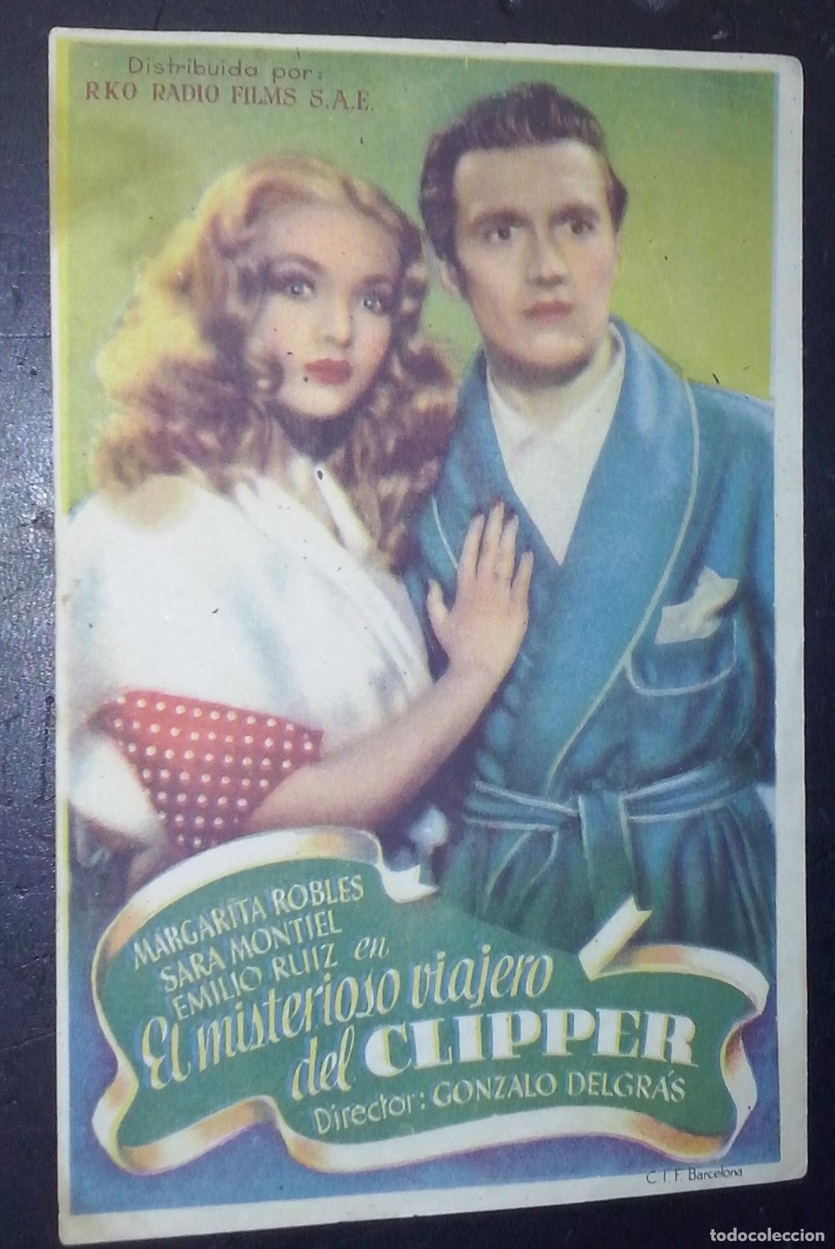 Livros em segunda m&atilde;o: El misterio viajero del Clipper. Margarita Robles. Sara Montiel. Emilio Ruiz. Director: Gonzalo Delg