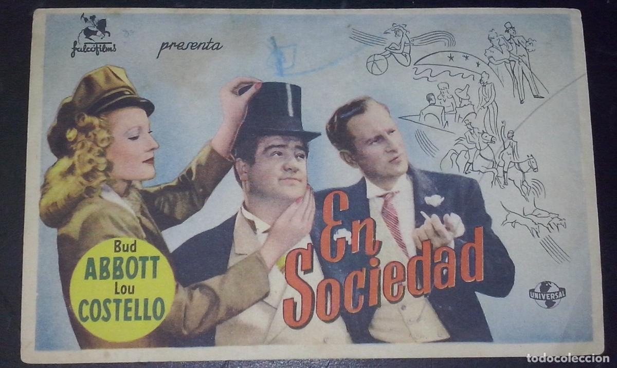 B&uuml;cher: En sociedad. Bud Abbott. Lou Costello - PROGRAMA DE CINE: