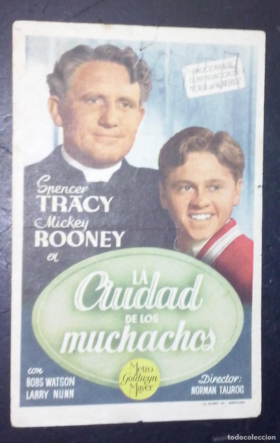 Libros: La ciudad de los muchachos. Spencer Tracy. Mickey Rooney. Bobs Watson. Larry Nunn. Director: Norman