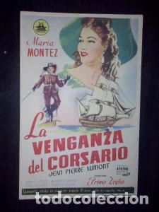 B&uuml;cher: La venganza del Corsario. Mar&iacute;a Montez. Jean Pierre Aumont. Director: Primo Zeglio - PROGRAMA DE CIN