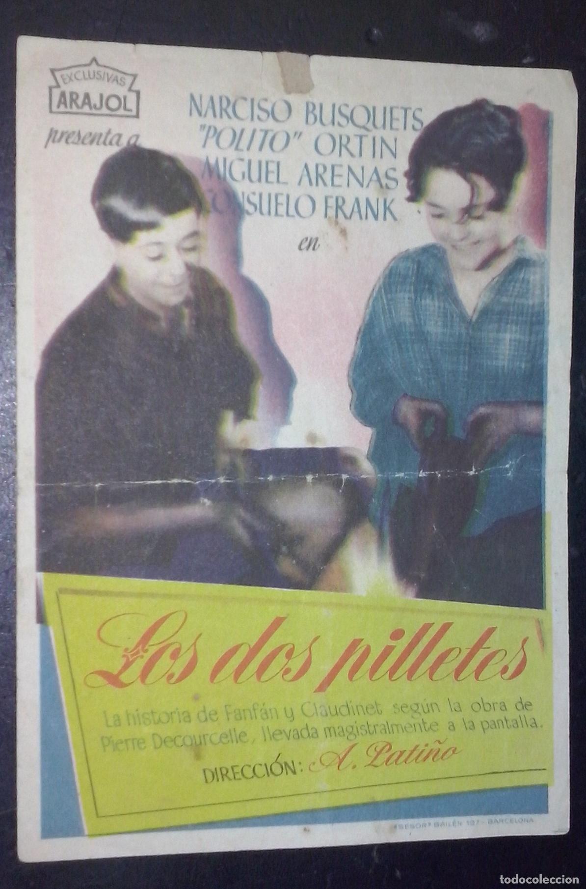 Libros: Los dos pilletes. Narciso Busquets. Pollito Ort&iacute;n. Miguel Arenas. Consuelo Frank. Direcci&oacute;n: A. Pati