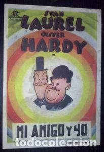 Libros: Mi amigo y yo. Stan Laurel. Oliver Hardy - PROGRAMA DE CINE: - Foto 1