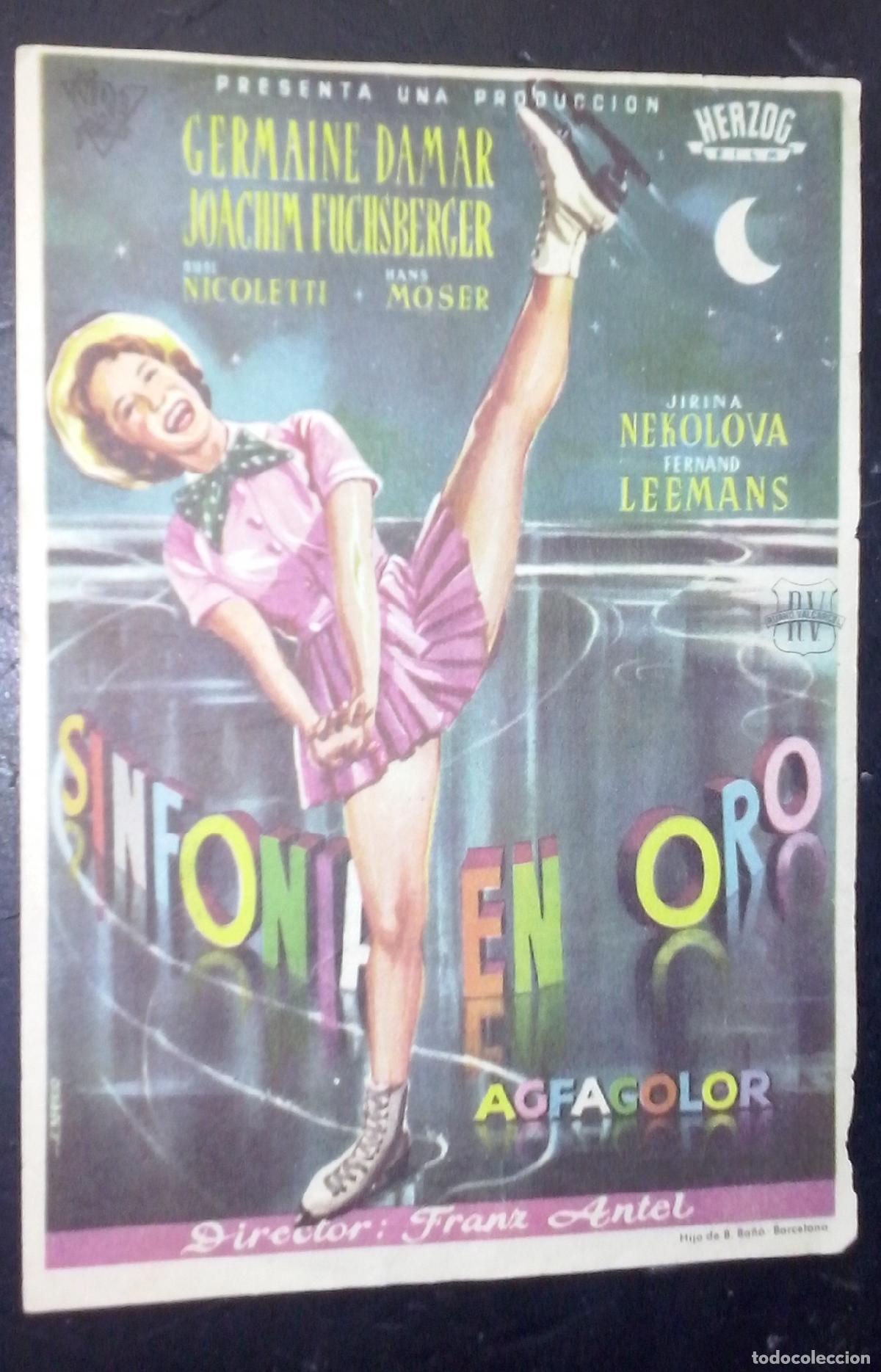 B&uuml;cher: Sinfon&iacute;a en oro. Germaine Damar. Joachim Fuchsberger. Susi nicoletti. Hans Moser. Jirina Nekolova. F