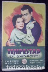 Libri di seconda mano: Tempestad al amanecer. Kay Francis. Nils Asther. Walter Huston. Philips Holmes. Director: Richard Bo