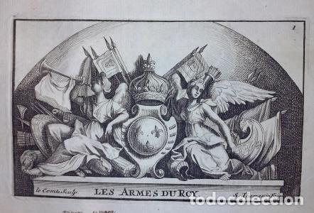 Libros: Les Armws du Roy - S.Thomassin Fecit / Le Comte esculpi&oacute;: - Foto 1