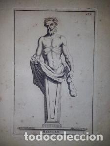 Libros: Hercules - S.Thomassin Fecit / N.Poussin Inven esculpi&oacute;: