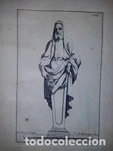 Libros: Hippocrates - S.Thomassin Fecit / S.Hurtyel esculpi&oacute;: - Foto 1