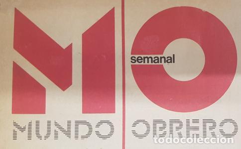 Libri di seconda mano: Mundo Obrero Semanal A&ntilde;o II N&uacute;mero 35. PSUC aprobado el Estatuto de Catalunya. Habla Tamames. El acu