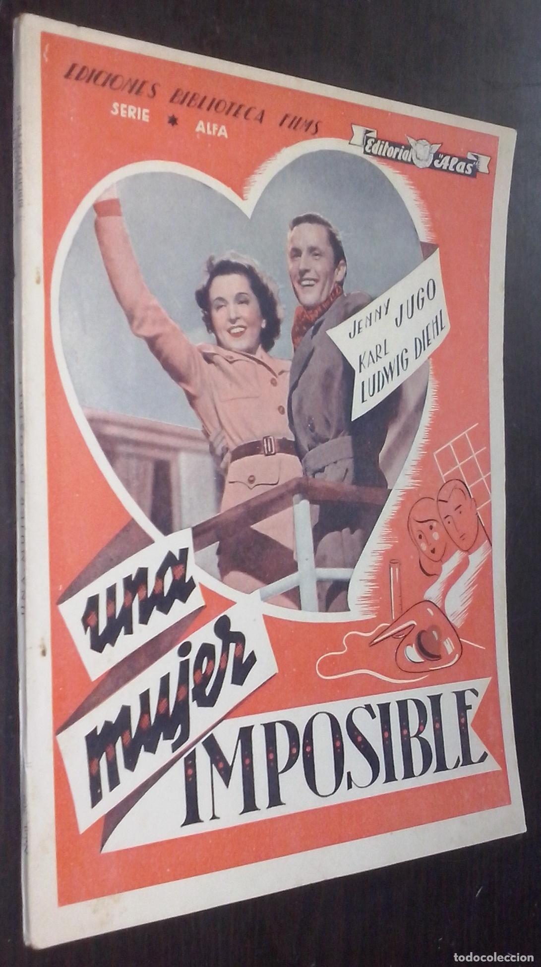 Libros: Una mujer imposible. Con Jenny Jugo y Karl Ludwig Diehl - :