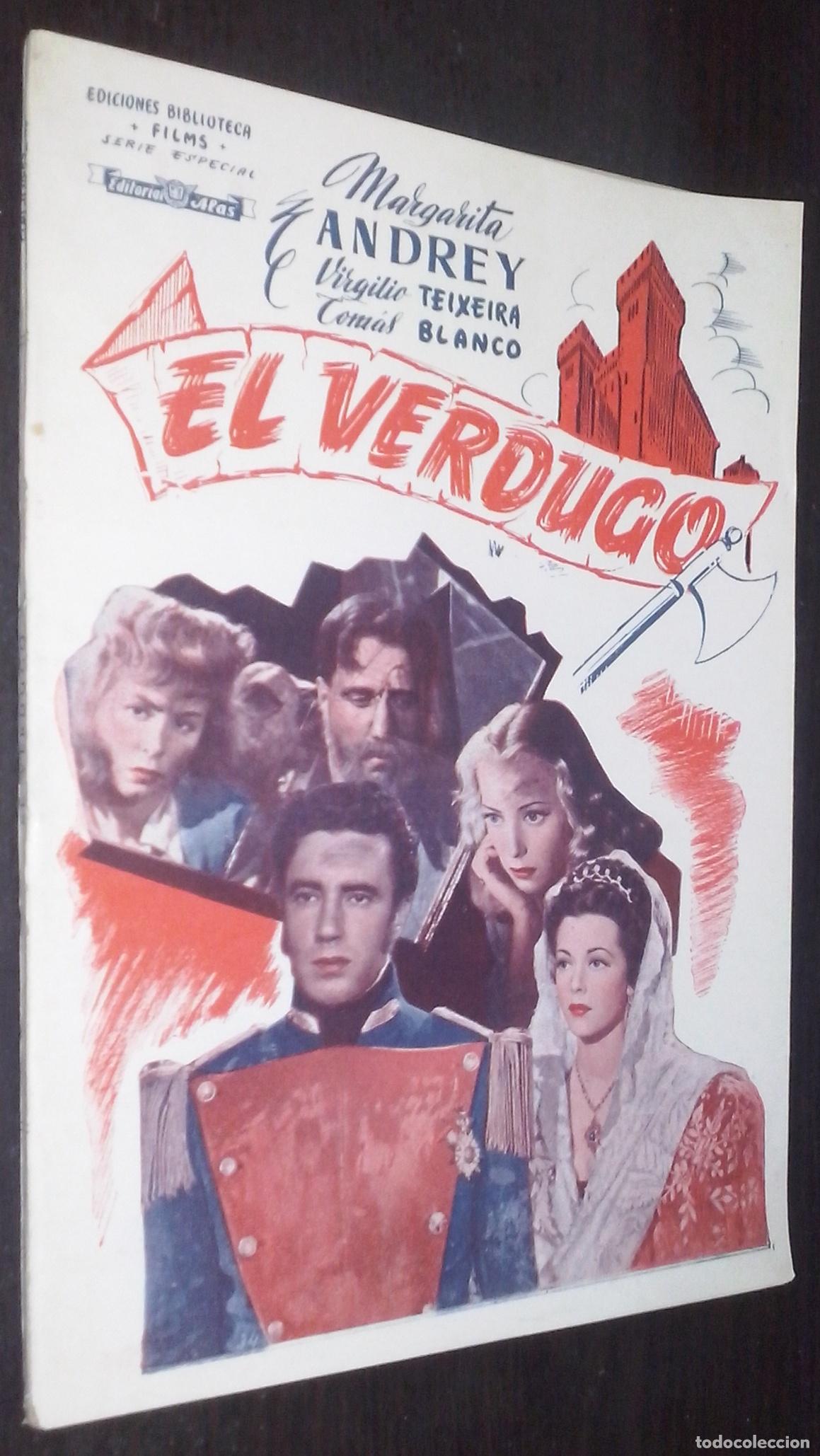 Livres: El verdugo. Con Margarita Andrey, Virgilio Teixeira y Tom&aacute;s Blanco - AA. VV.: