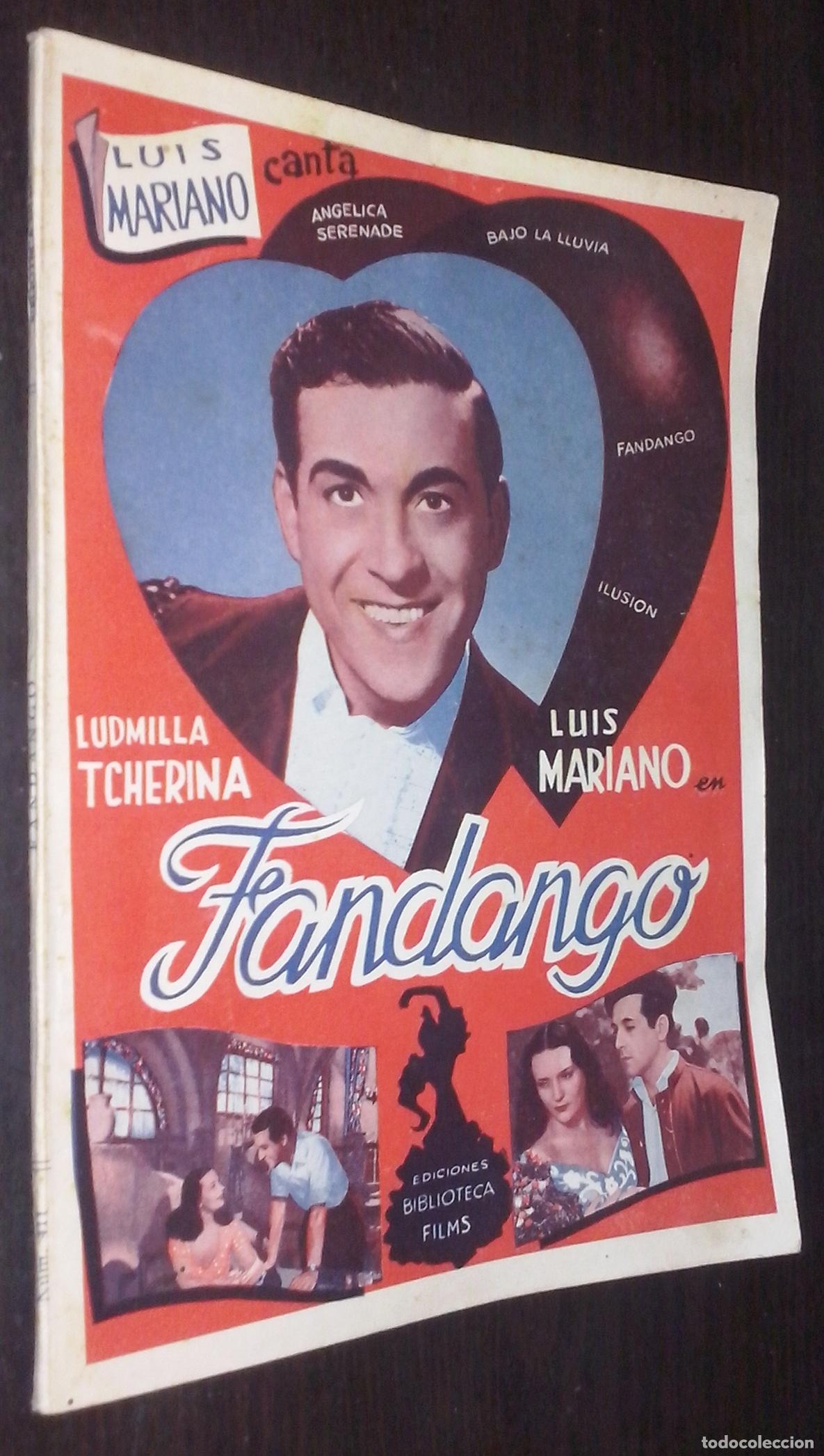 Libros: Fandango. Con Luis mariano y Ludmilla Tcherina - AA. VV.: