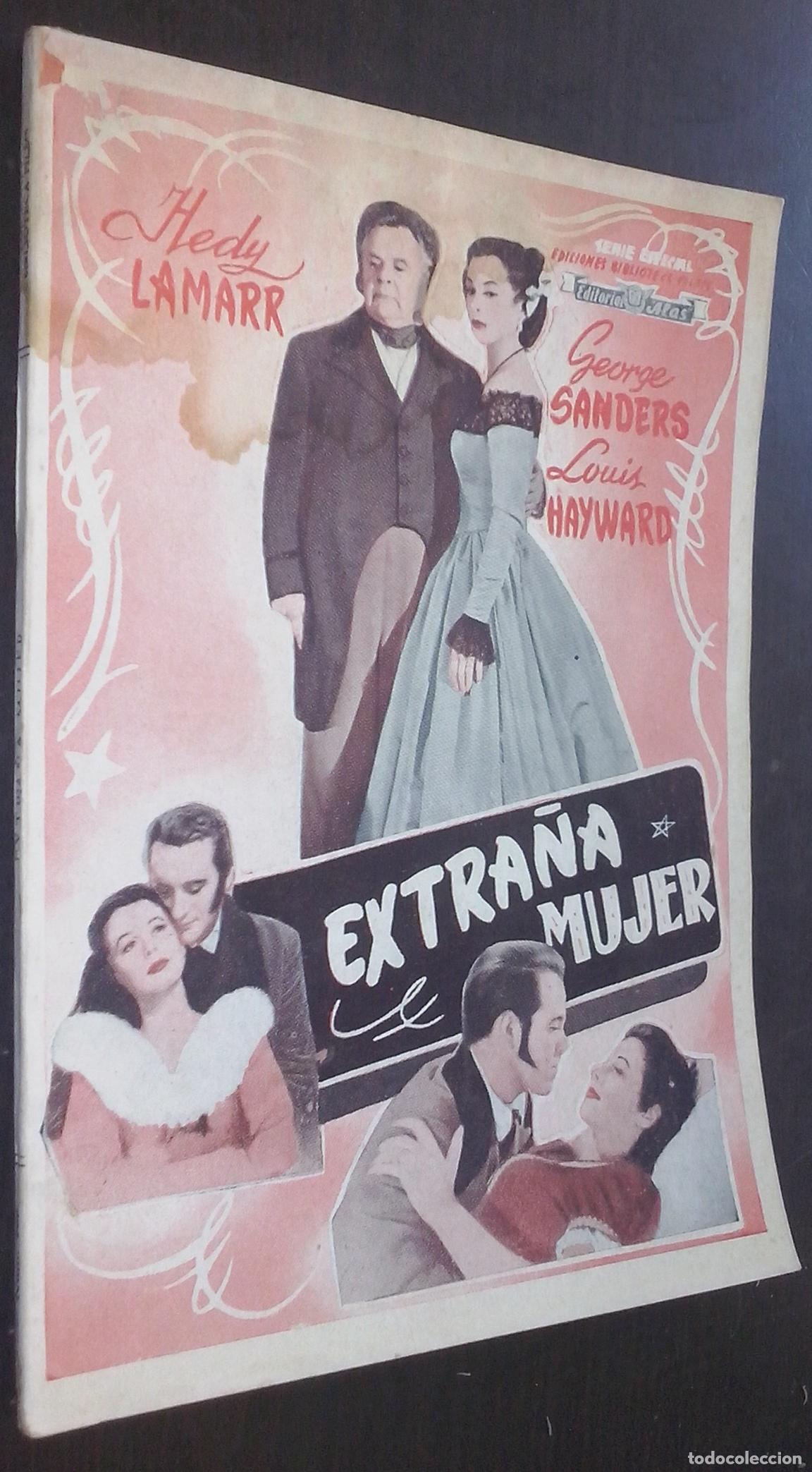 books: Extra&ntilde;a mujer. Con Hedy Lamarr, George Sanders y Louis Hayward - AA. VV.: