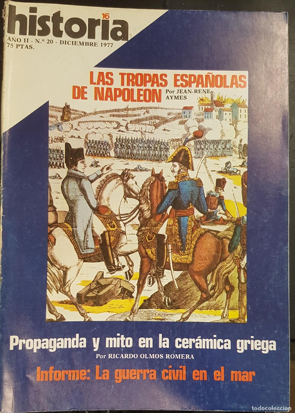Libros: Historia 16. A&ntilde;o II - N&ordm; 20. Diciembre 1977 - AA. VV.: