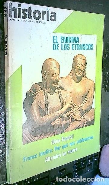 Libri di seconda mano: Historia 16. A&ntilde;o IV - N&ordm; 40. A&ntilde;o 1979 - AA. VV.: