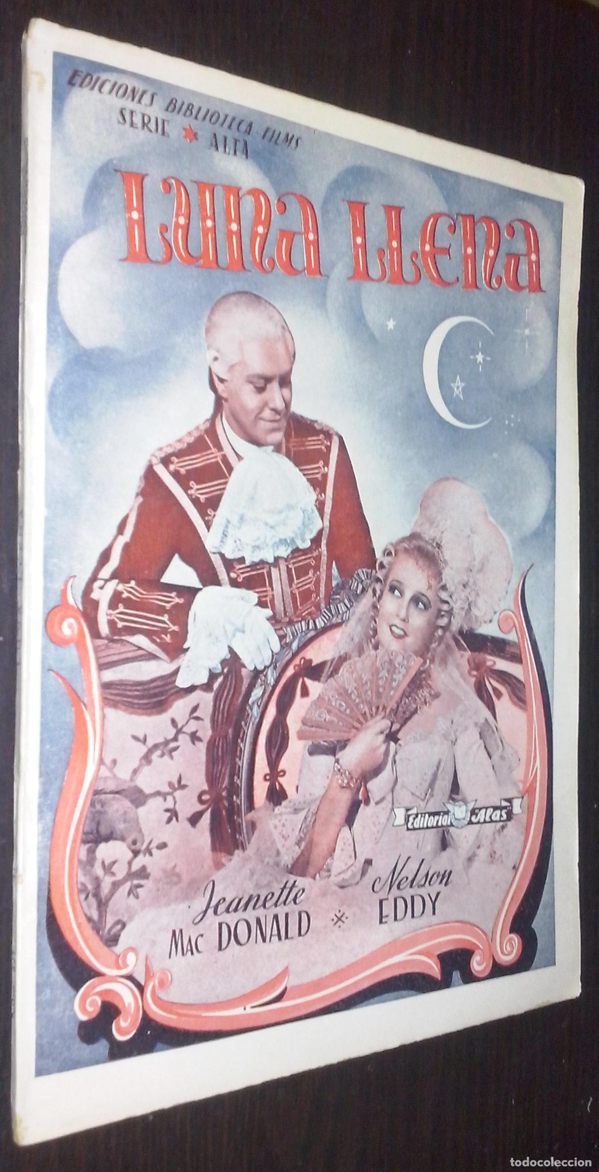 B&uuml;cher: Luna llena. Con Jeanette Mac Donald y Nelson Eddy - AA. VV.: