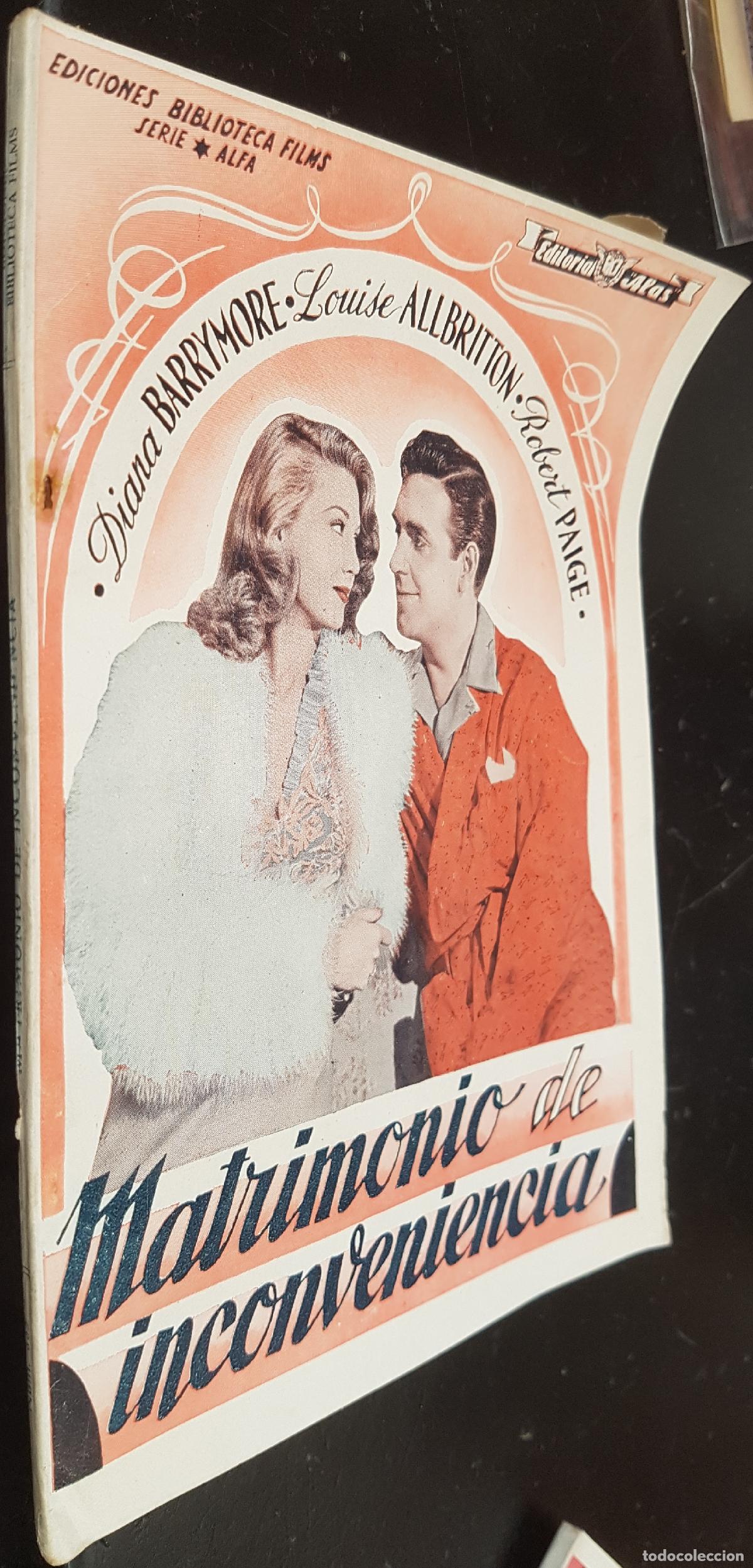 Libri di seconda mano: Matrimonio de inconveniencia. Con Diana Barrymore, Louise Allbritton y Robert Paige - AA. VV.: