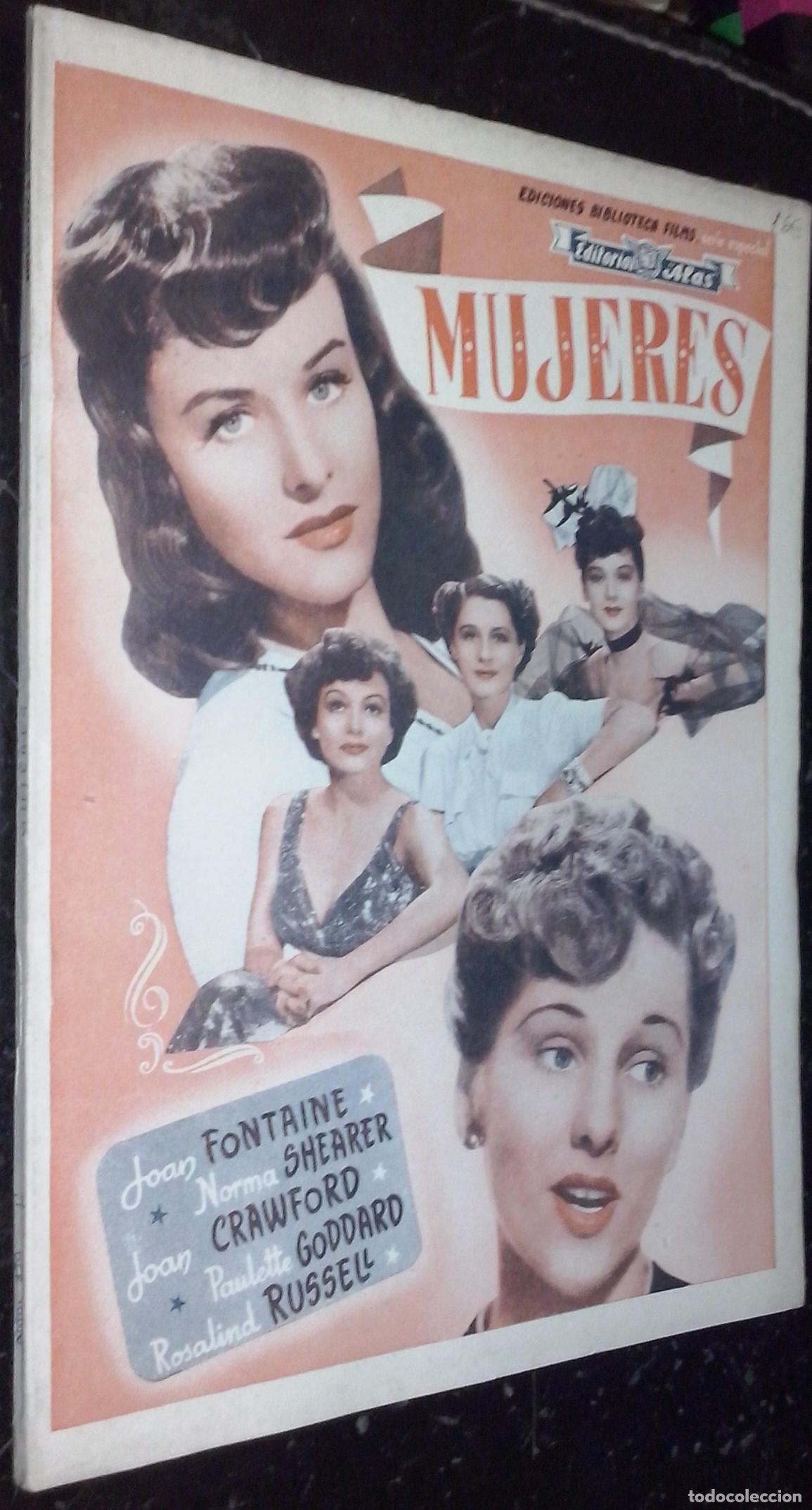 books: Mujeres. Con Joan Fontine, Norma Shearer, Joan Crawford, Paulette Goddard y Rosalind Russell - AA. V