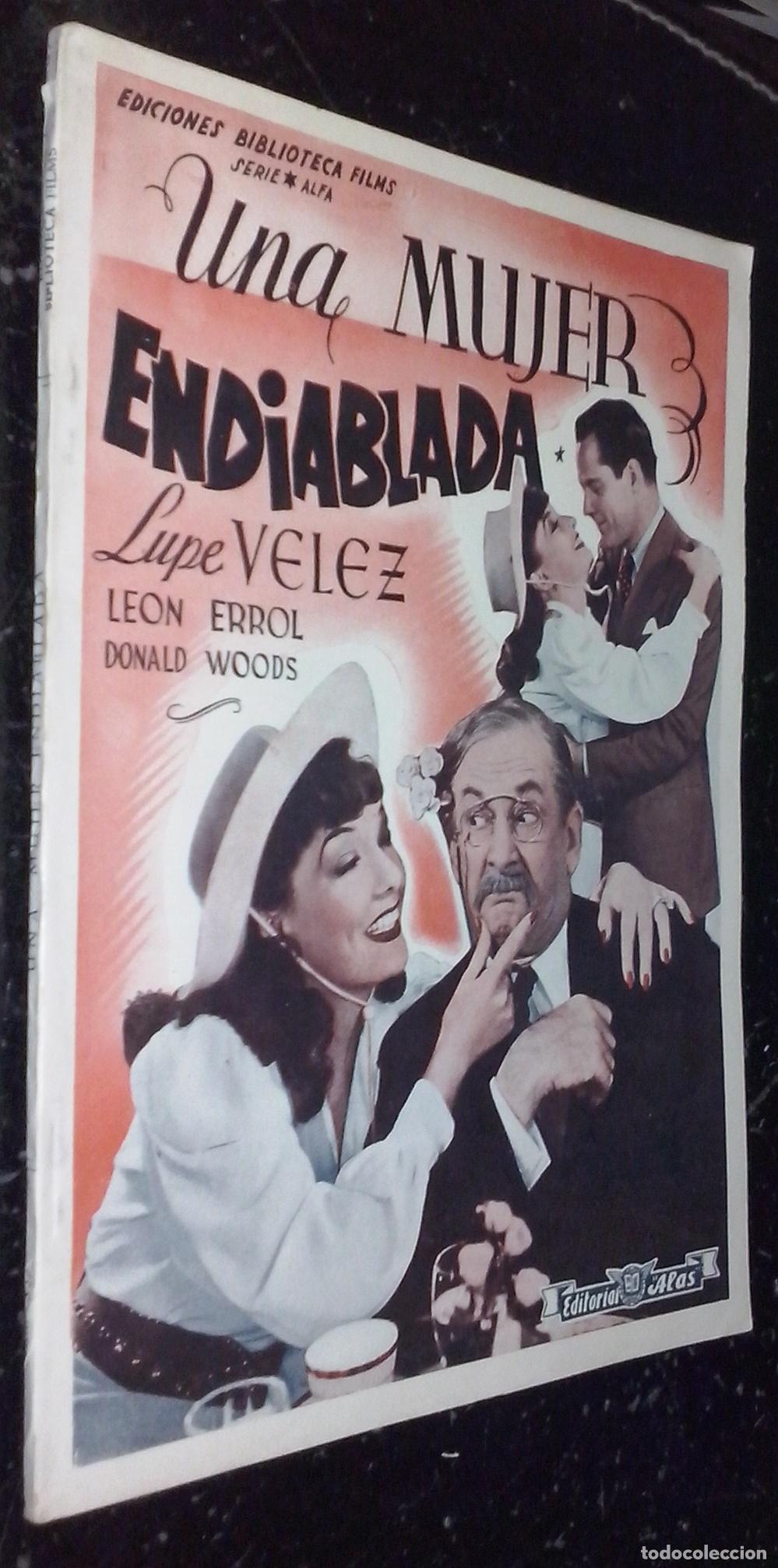 B&uuml;cher: Una mujer endiablada. Con Lupe V&eacute;lez, Le&oacute;n Errol y Donald Woods - AA. VV.: