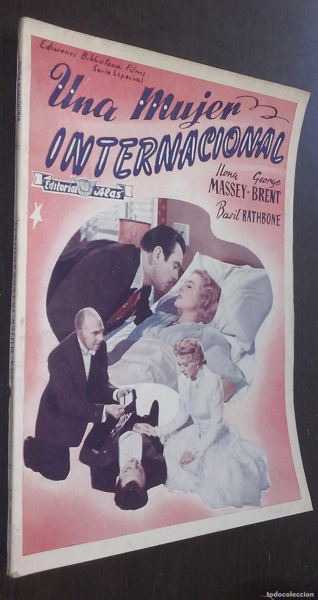 B&uuml;cher: Una mujer internacional. Con Ilona Massey, George Brent y Basil Rathbone - AA. VV.: