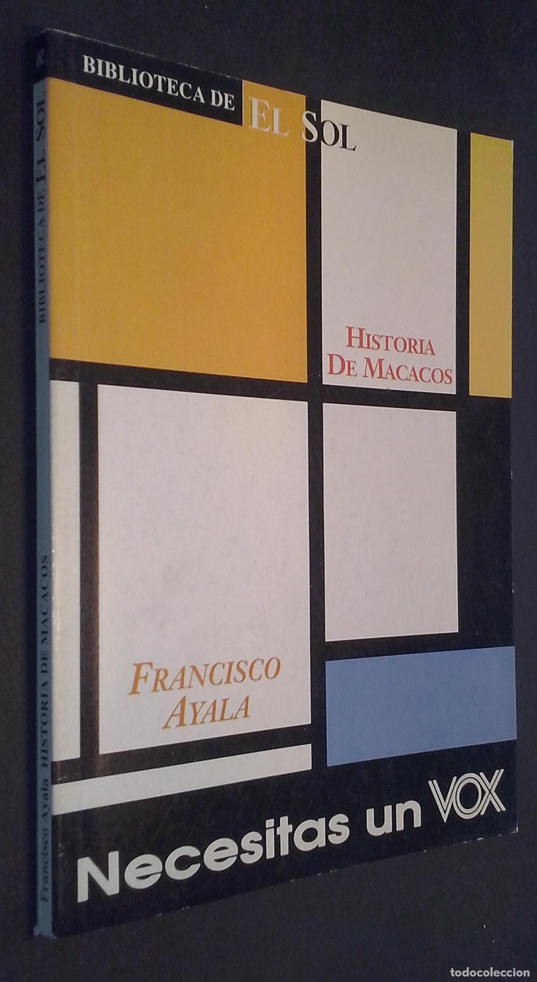 Libros: Historia de macacos y otros relatos - AYALA, Francisco:
