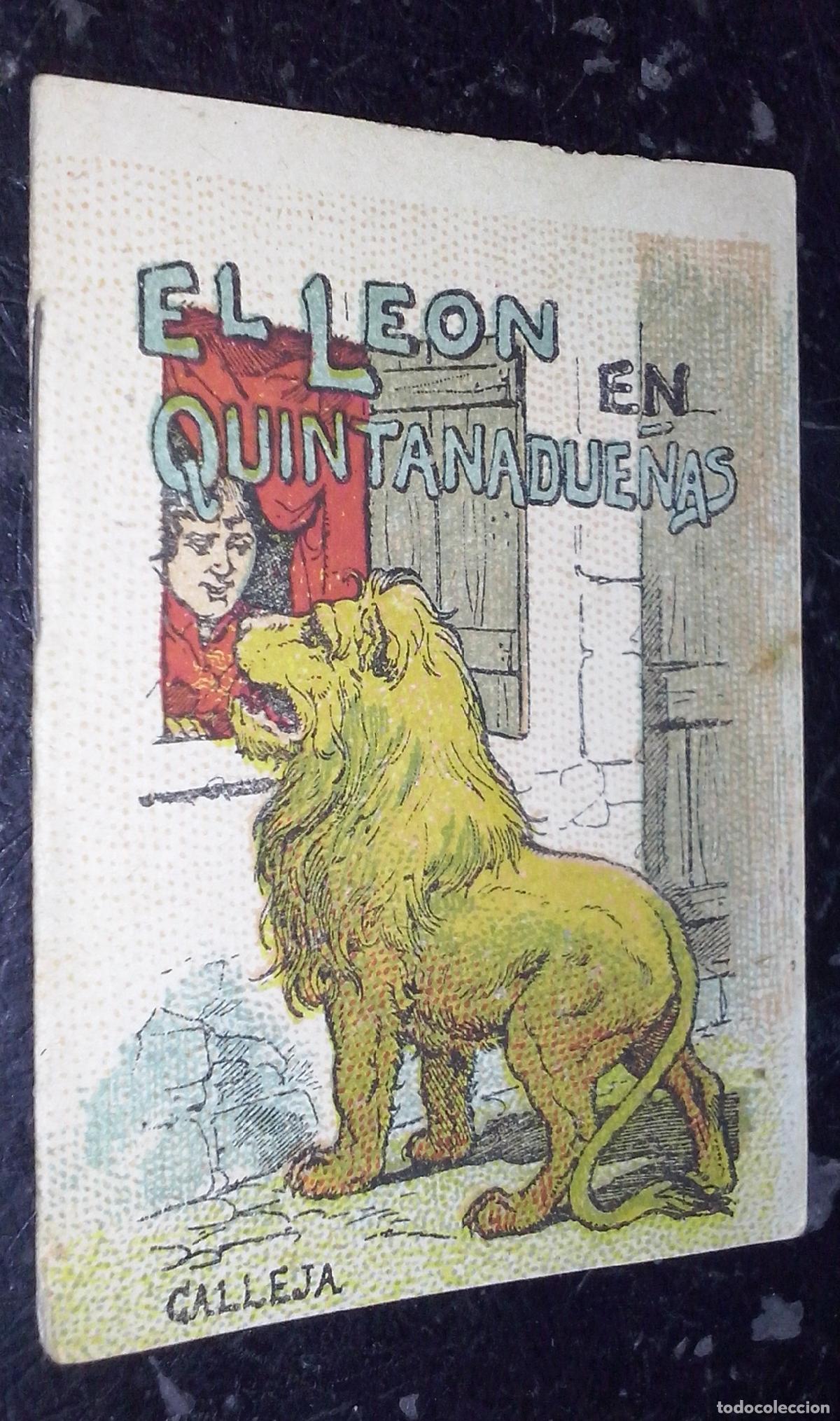Libros: Cuentos de Calleja. Serie IV. N&ordm; 77: El le&oacute;n en Quintanadue&ntilde;as - CALLEJA: