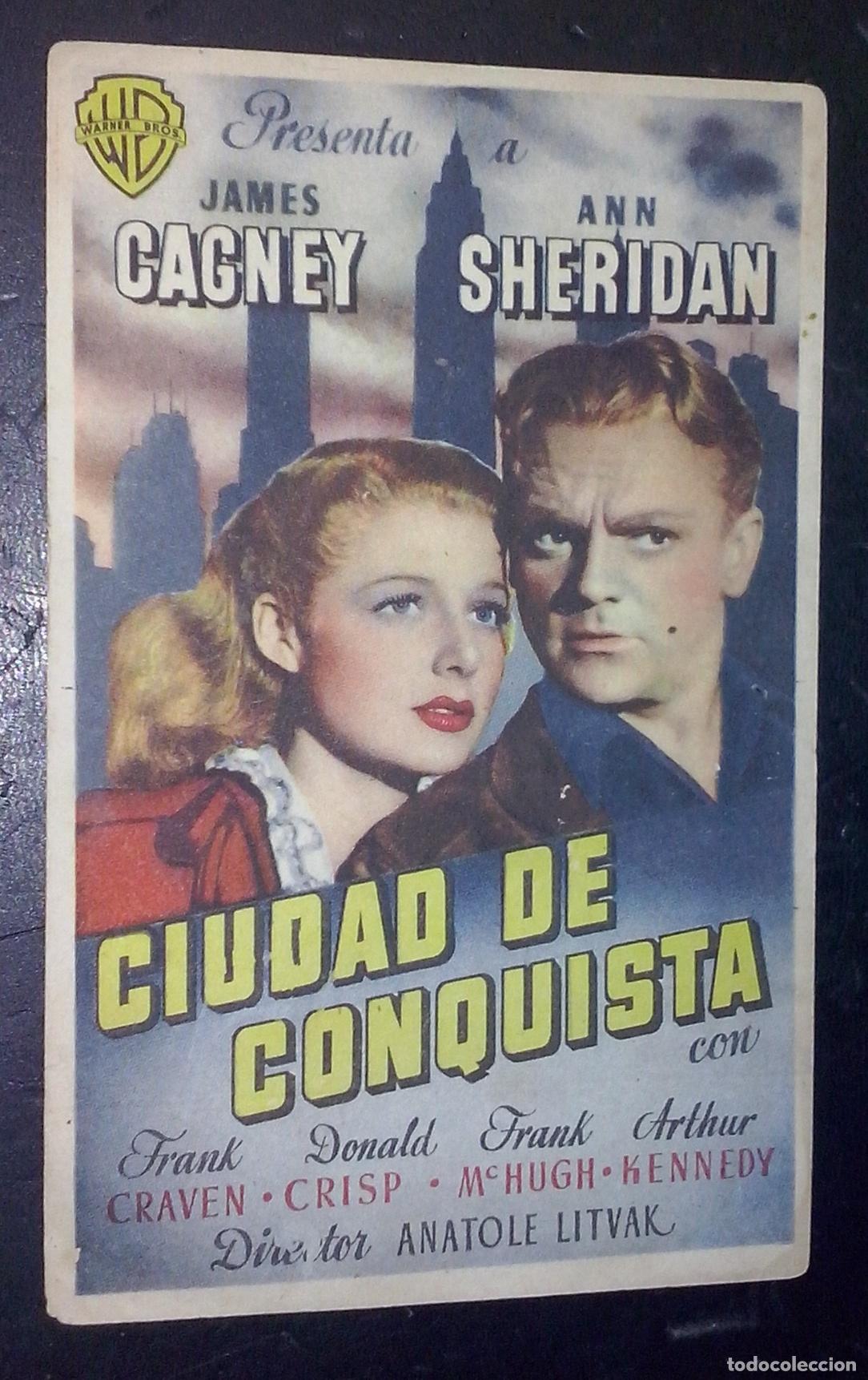 Livros em segunda m&atilde;o: Ciudad de conquista. James Cagney. Ann Sheridan. Frank Craven. Donald Crisp. Frank McHugh. Arthur Ke
