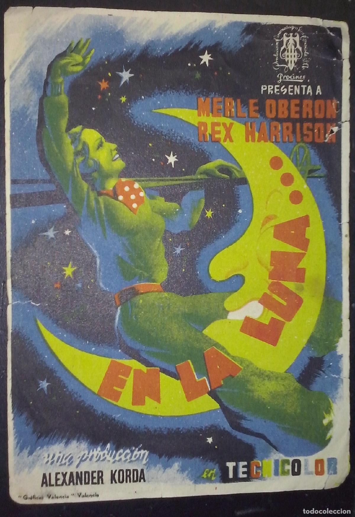 B&uuml;cher: En la luna. Merle Oberon. Rex Harrison. Producci&oacute;n: Alexander Korda - PROGRAMA DE CINE:
