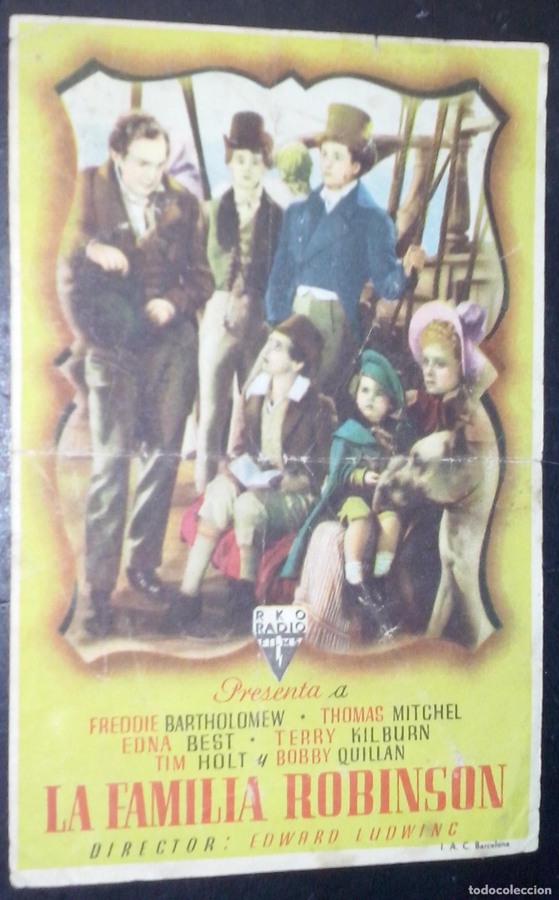 Livros em segunda m&atilde;o: La familia Robinson. Freddie Bartholomew. Thomas Mitchel. Edna Best. Terry Kilburn. Tim Holt. Bobby