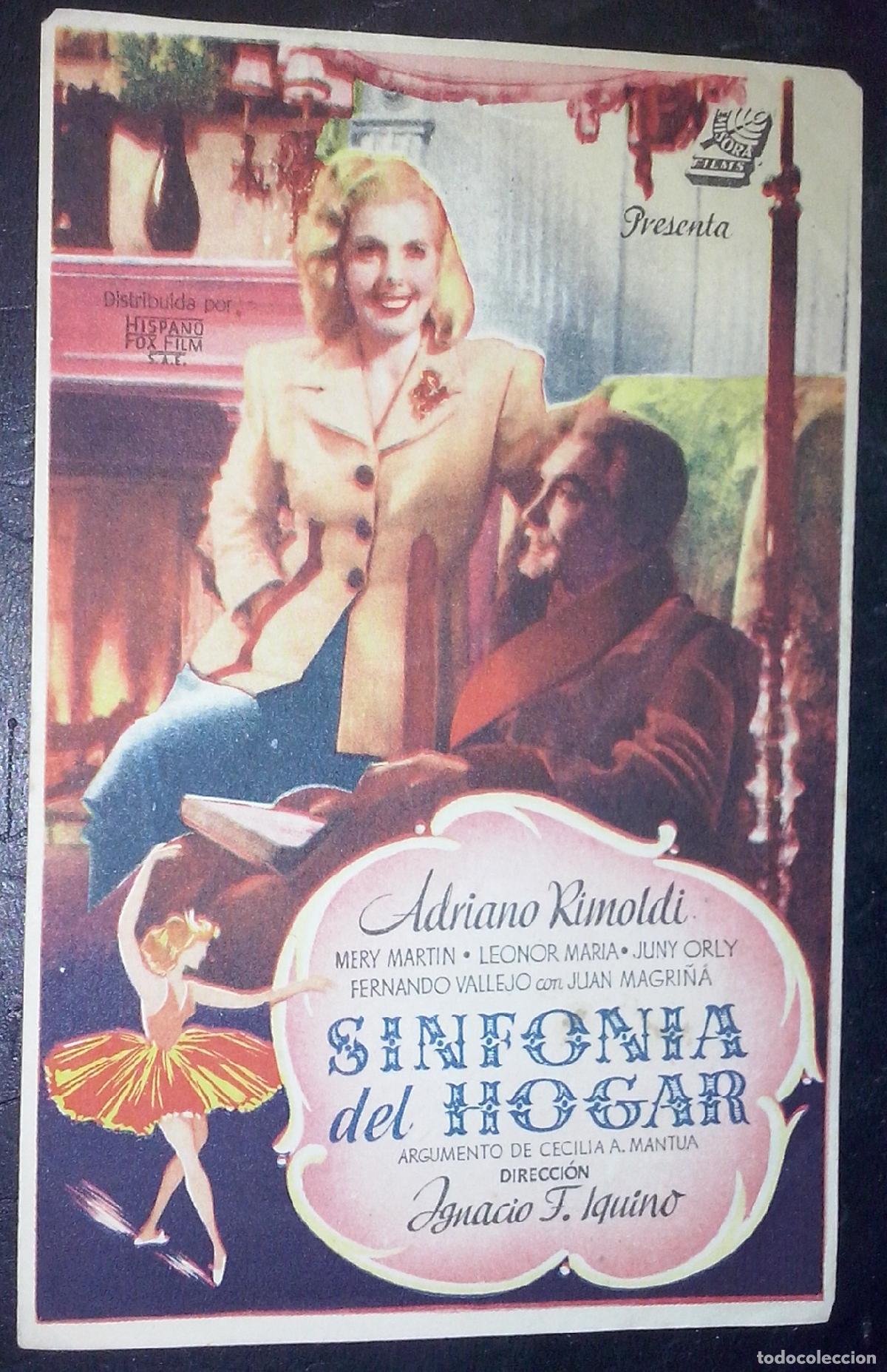 Libri di seconda mano: Sinfon&iacute;a del hogar. Adriano Rimoldi. Mery Martin. Leonor Mar&iacute;a. Juny Orly. Fernando Vallejo. Juan Ma