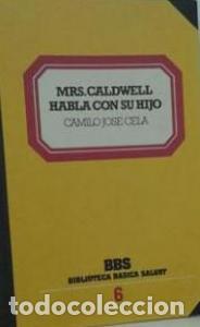 books: Mrs. Caldwell habla con su hijo - CELA, Camilo Jos&eacute;: