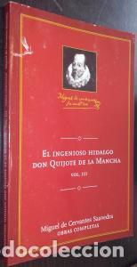 B&uuml;cher: El ingenioso hidalgo Don Quijote de La Mancha. Volumen III - CERVANTES SAAVEDRA, Miguel de: