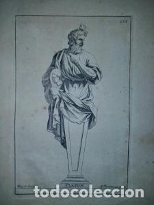 Libros: Platon - S.Thomassin Fecit / Rayol esculpi&oacute;: - Foto 1