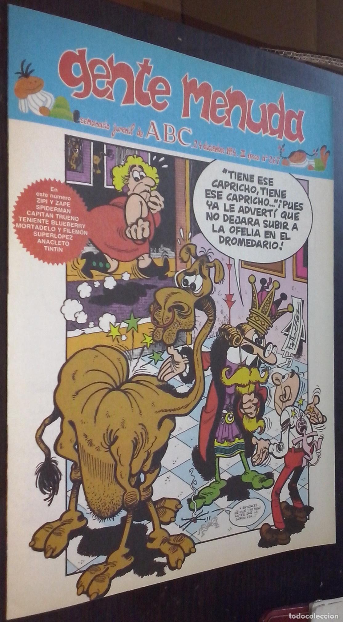 Livros em segunda m&atilde;o: Gente menuda. Semanario juvenil de ABC. III &eacute;poca. N&ordm; 267 - C&Oacute;MICS: